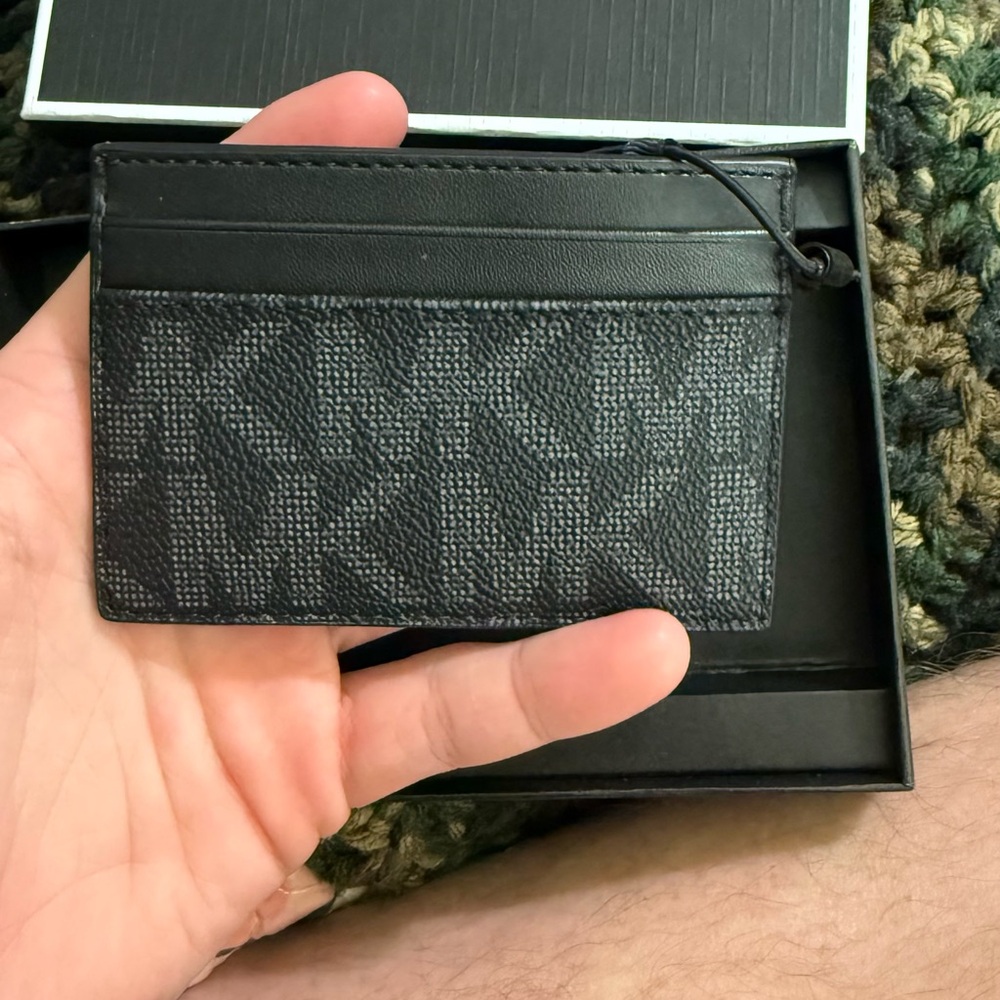 Michael Kors Black Leather Card wallet